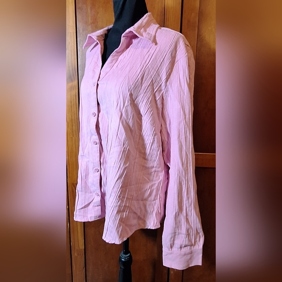 🌷LEMON GRASS long sleeve button down shirt Size XL - Picture 3 of 7